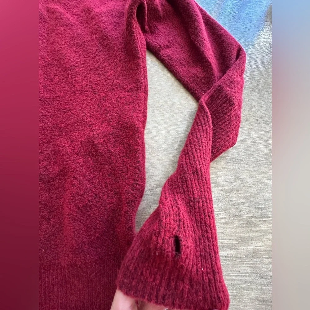 White House Black Market Off-the-Shoulder Red Sweater